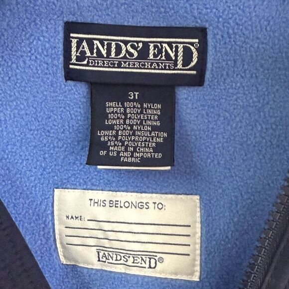 Lands’ End Kids Snow Suit Jumper - US 3T - Picture 6 of 10